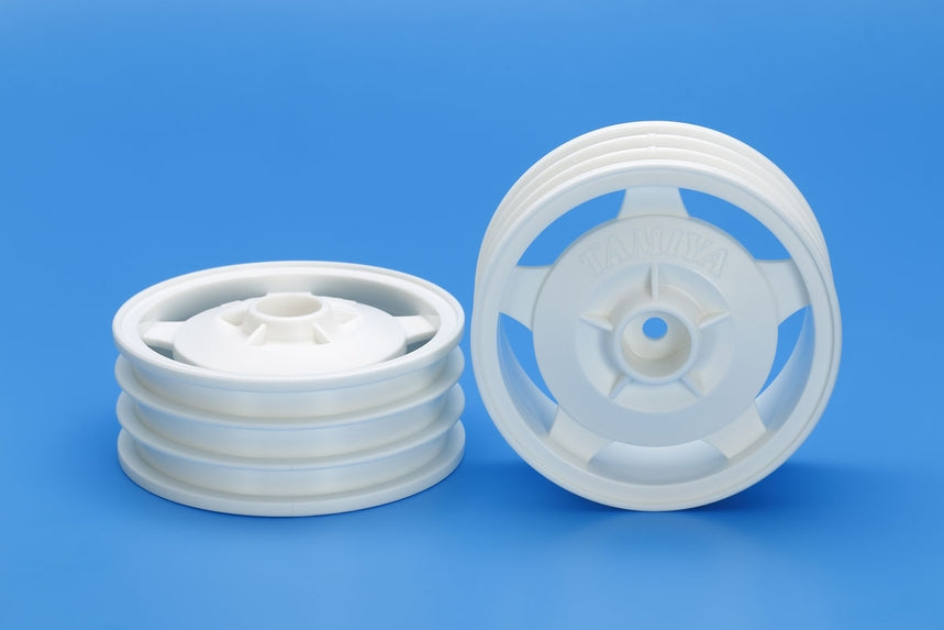 Tamiya Hop-Up Options 22044 2WD Buggy White Front Star-Dish Wheels 60/24