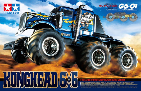 Tamiya 1/18 RC 58646 Konghead 6x6 G6-01