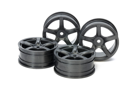 Tamiya Hop-Up Options 54739 24mm Medium-Narrow 5-Spoke Wheels Hard Type