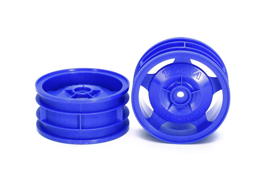 Tamiya Hop-Up Options 54681 4WD Buggy Blue Front Star-Dish Wheels 60/29