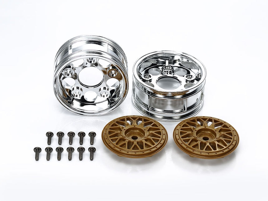 Tamiya Spare Parts 50548 2-Piece Mesh Wheels 4WD/FWD Touring & Rally Car