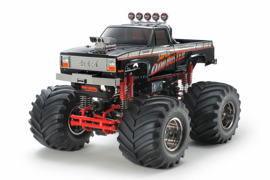 Tamiya 1/10 RC 47432 Super Clod Buster Black Edition 4x4x4 Pick Up Truck