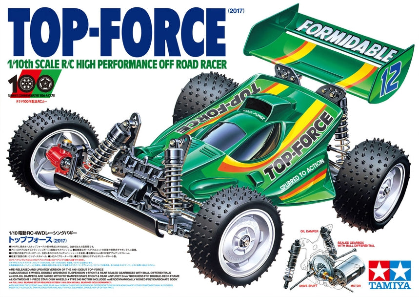 Tamiya 1/10 RC 47350 Top Force 2017