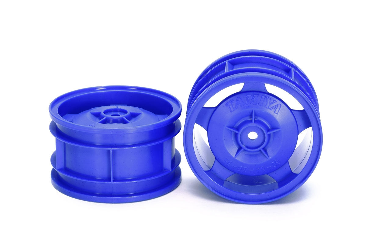 Tamiya Hop-Up Options 54682 Buggy Blue Rear Star-Dish Wheels 60/35