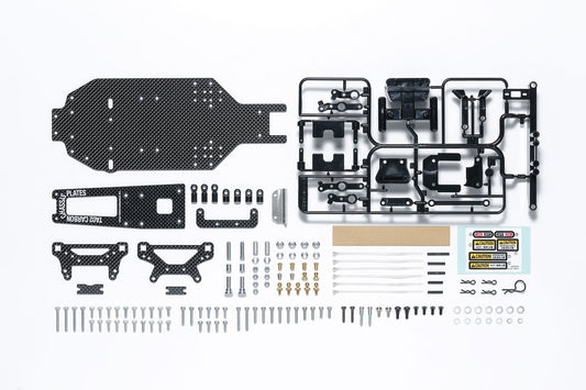 Tamiya Hop-Up Options 47479 TA02 Carbon Chassis Conversion Set