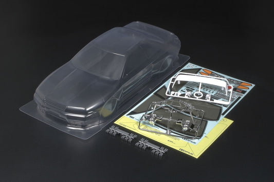 Tamiya 1/10 RC 51365 Nissan Skyline GT-R R32 Clear Body Parts Set