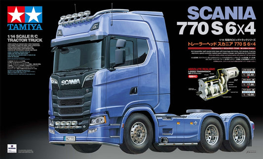 Tamiya 1/14 RC 56368 Scania 770 S 6x4 Truck