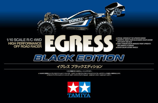 Tamiya 1/10 RC 47489 Egress Black Special Edition 2022