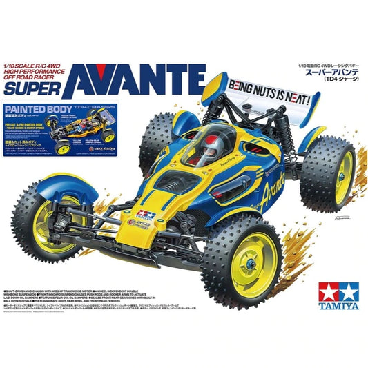 Tamiya 1/10 RC 47481 Super Avante Pre-Painted Body TD4