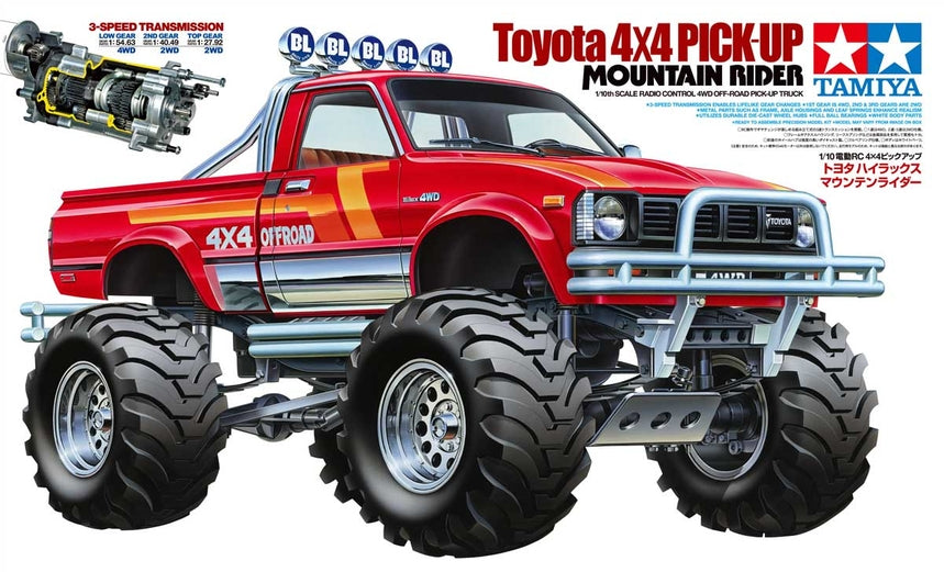 Tamiya 1/10 RC 47394 Toyota 4x4 Pick-Up Mountain Rider